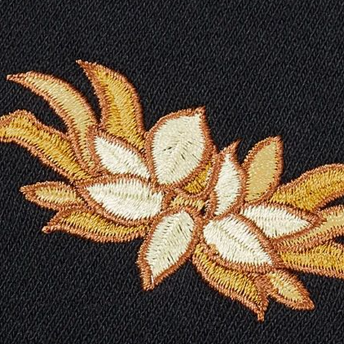Fox embroidered cotton sweatshirt